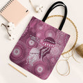 NAIDOC Deadly 50 Years Tote Bag Jellyfish Aboriginal Culture Inspired Pink