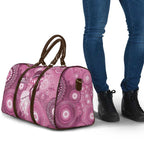 NAIDOC Deadly 50 Years Travel Bag Jellyfish Aboriginal Culture Inspired Pink
