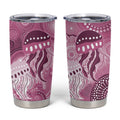NAIDOC Deadly 50 Years Tumbler Cup Jellyfish Aboriginal Culture Inspired Pink