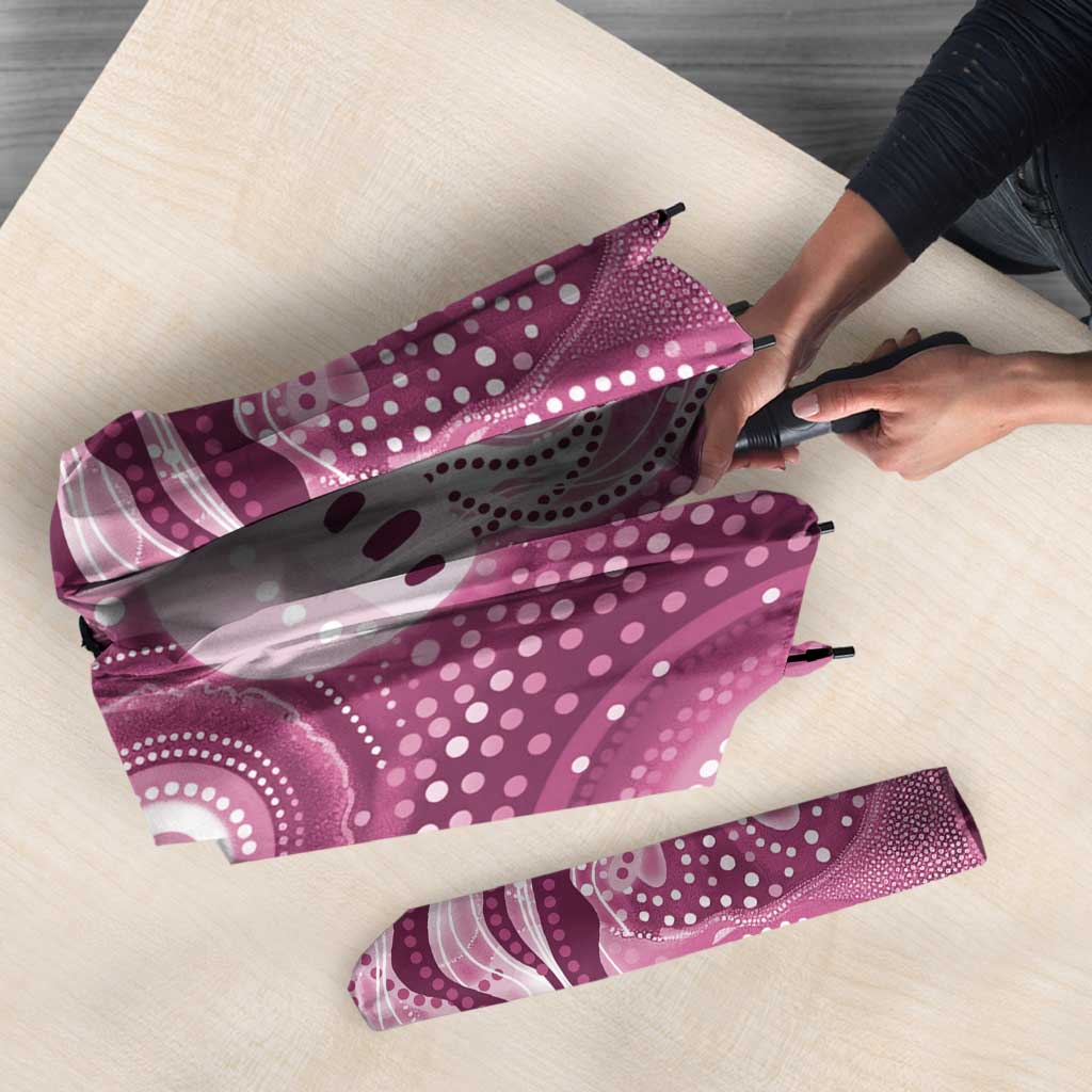 NAIDOC Deadly 50 Years Umbrella Jellyfish Aboriginal Culture Inspired Pink