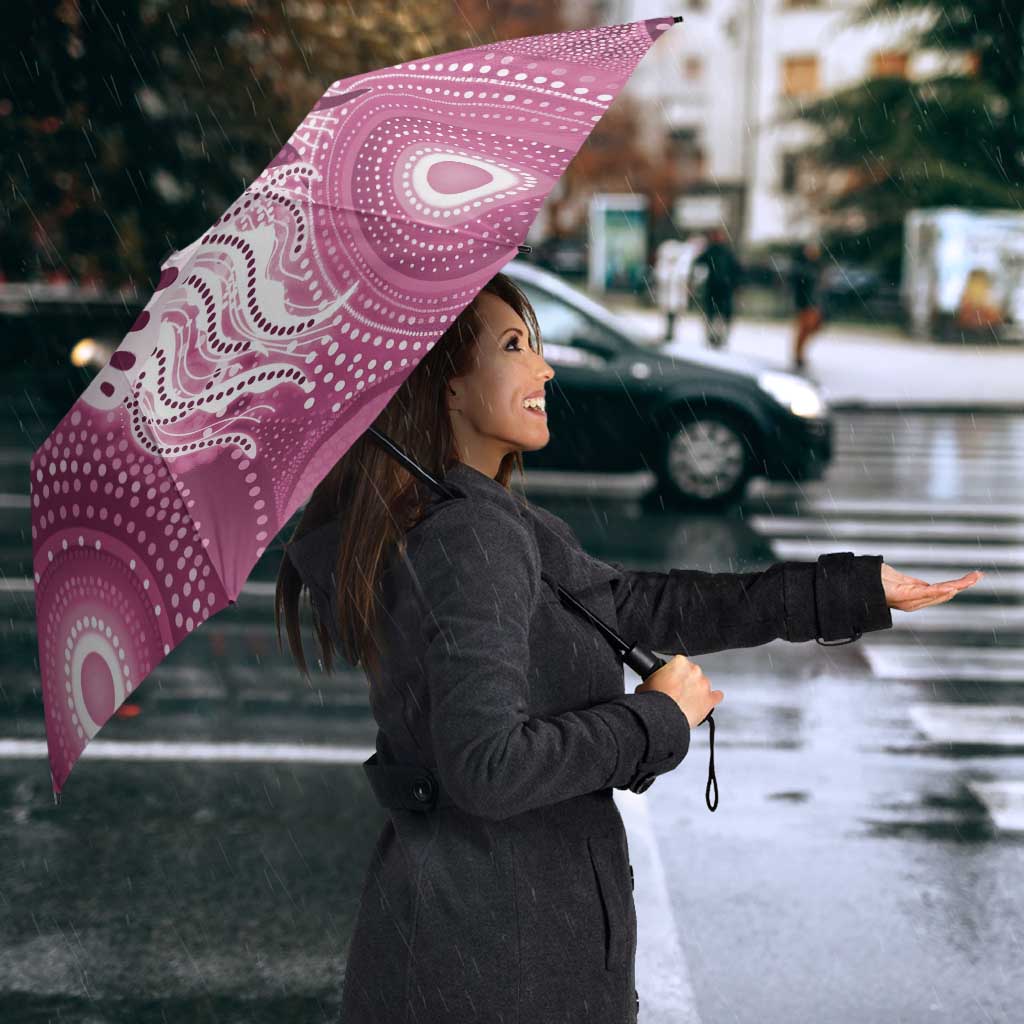 NAIDOC Deadly 50 Years Umbrella Jellyfish Aboriginal Culture Inspired Pink