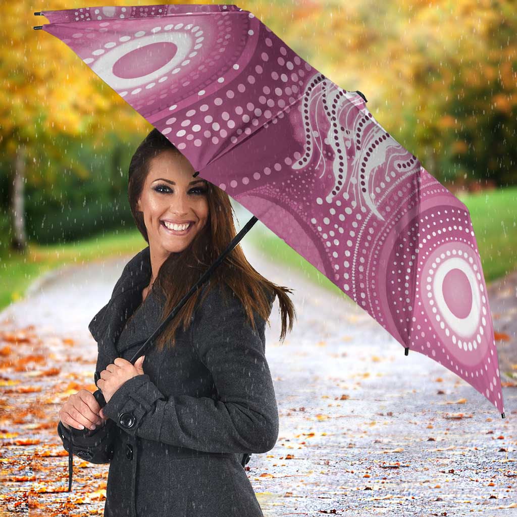 NAIDOC Deadly 50 Years Umbrella Jellyfish Aboriginal Culture Inspired Pink