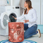 NAIDOC Deadly 50 Years Laundry Basket Jellyfish Aboriginal Culture Inspired Red