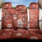 NAIDOC Deadly 50 Years Back Car Seat Cover Jellyfish Aboriginal Culture Inspired Red