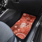 NAIDOC Deadly 50 Years Car Mats Jellyfish Aboriginal Culture Inspired Red