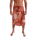 NAIDOC Deadly 50 Years Lavalava Jellyfish Aboriginal Culture Inspired Red
