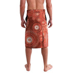 NAIDOC Deadly 50 Years Lavalava Jellyfish Aboriginal Culture Inspired Red