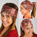 NAIDOC Deadly 50 Years Neck Gaiter Jellyfish Aboriginal Culture Inspired Red