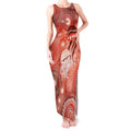 NAIDOC Deadly 50 Years Tank Maxi Dress Jellyfish Aboriginal Culture Inspired Red