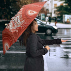 NAIDOC Deadly 50 Years Umbrella Jellyfish Aboriginal Culture Inspired Red