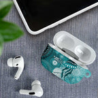 NAIDOC Deadly 50 Years AirPods Case Jellyfish Aboriginal Culture Inspired Turquoise