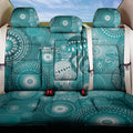 NAIDOC Deadly 50 Years Back Car Seat Cover Jellyfish Aboriginal Culture Inspired Turquoise