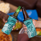 NAIDOC Deadly 50 Years 4 in 1 Can Cooler Tumbler Jellyfish Aboriginal Culture Inspired Turquoise