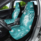 NAIDOC Deadly 50 Years Car Seat Cover Jellyfish Aboriginal Culture Inspired Turquoise