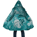 NAIDOC Deadly 50 Years Cloak Jellyfish Aboriginal Culture Inspired Turquoise