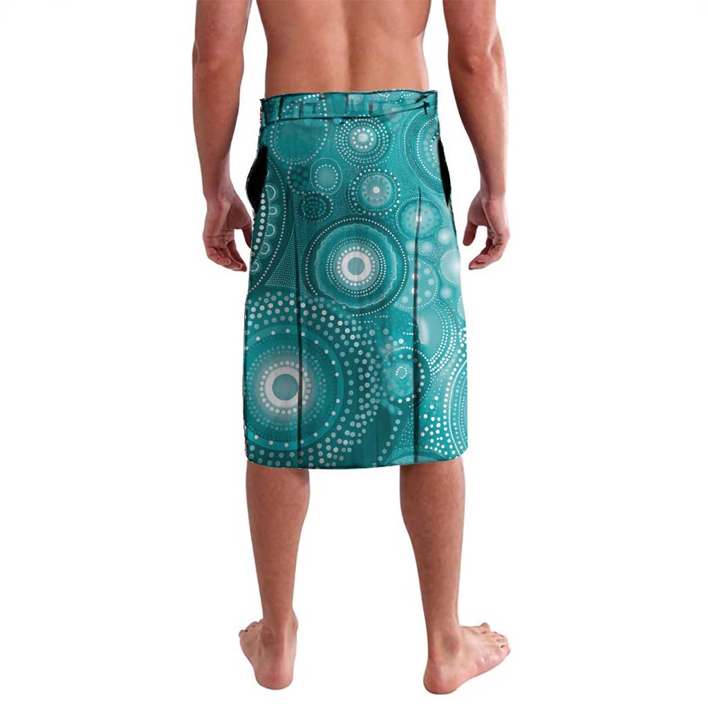 NAIDOC Deadly 50 Years Lavalava Jellyfish Aboriginal Culture Inspired Turquoise