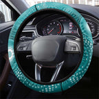 NAIDOC Deadly 50 Years Steering Wheel Cover Jellyfish Aboriginal Culture Inspired Turquoise