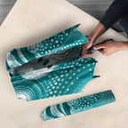 NAIDOC Deadly 50 Years Umbrella Jellyfish Aboriginal Culture Inspired Turquoise