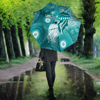 NAIDOC Deadly 50 Years Umbrella Jellyfish Aboriginal Culture Inspired Turquoise