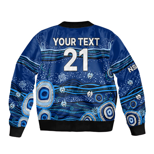 custom-text-and-number-nsw-blues-rugby-bomber-jacket-aboriginal-indigenous