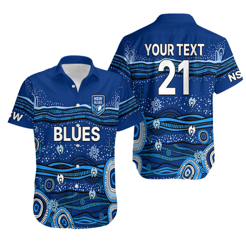 custom-text-and-number-nsw-blues-rugby-hawaiian-shirt-aboriginal-indigenous