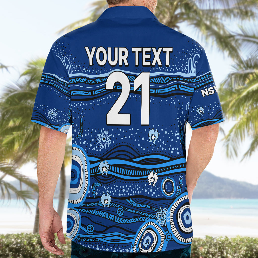 custom-text-and-number-nsw-blues-rugby-hawaiian-shirt-aboriginal-indigenous