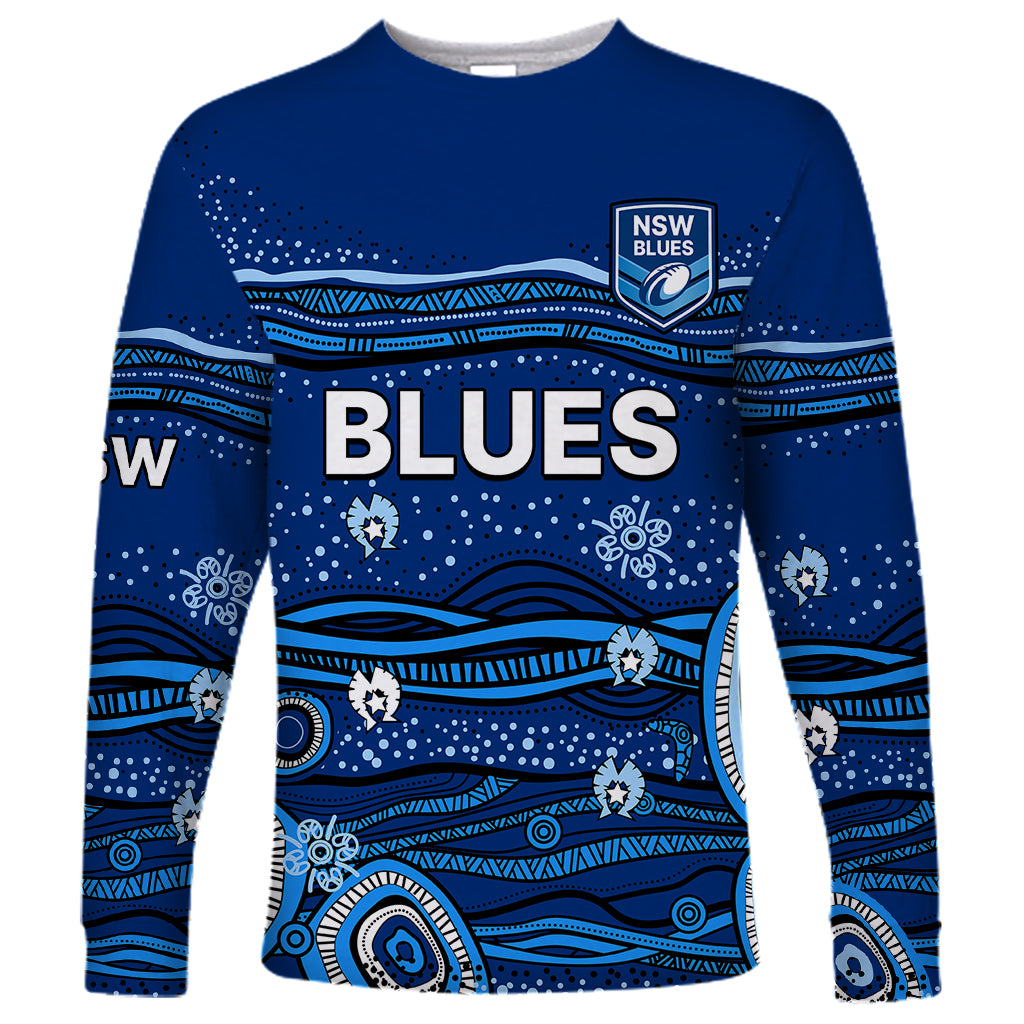 custom-text-and-number-nsw-blues-rugby-long-sleeve-shirt-aboriginal-indigenous