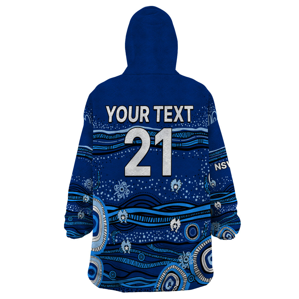 custom-text-and-number-nsw-blues-rugby-wearable-blanket-hoodie-aboriginal-indigenous
