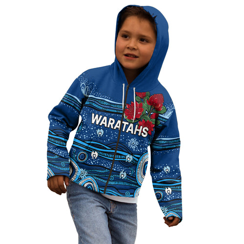 custom-text-and-number-nsw-waratahs-rugby-kid-hoodie-aboriginal-indigenous