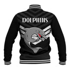 redcliffe-dolphins-rugby-baseball-jacket-simple-black-style