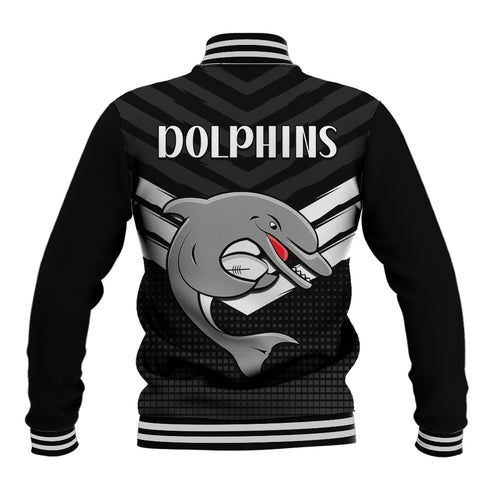 redcliffe-dolphins-rugby-baseball-jacket-simple-black-style