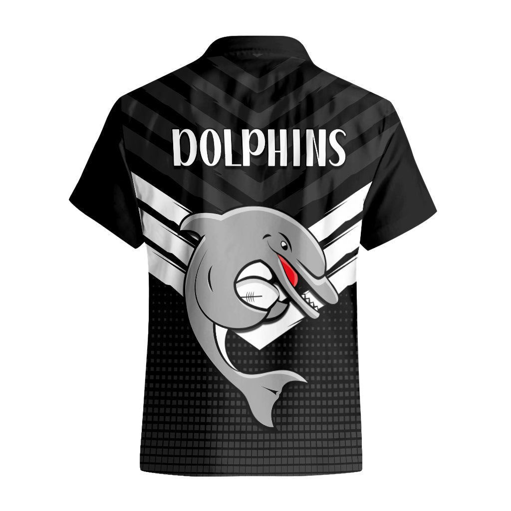 redcliffe-dolphins-rugby-hawaiian-shirt-simple-black-style