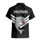 redcliffe-dolphins-rugby-hawaiian-shirt-simple-black-style