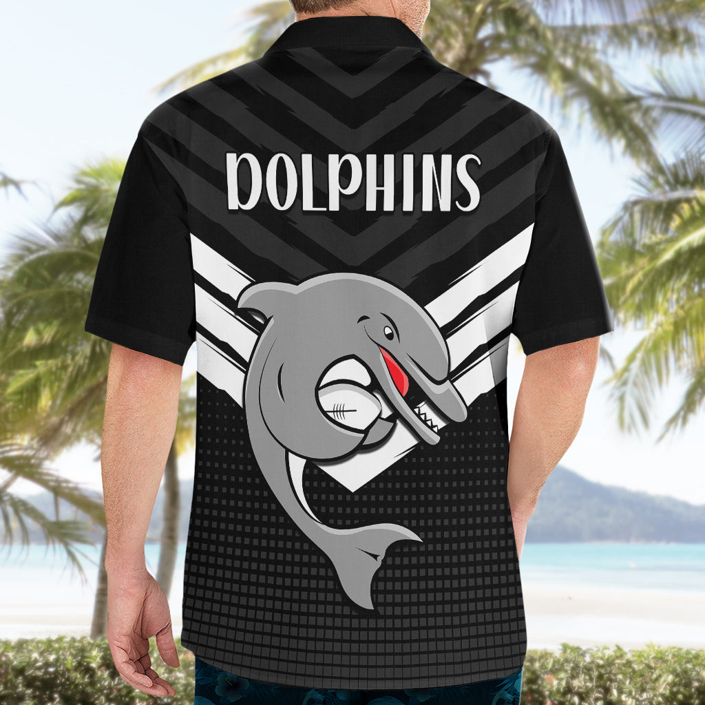 redcliffe-dolphins-rugby-hawaiian-shirt-simple-black-style