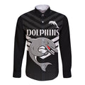 redcliffe-dolphins-rugby-long-sleeve-button-shirt-simple-black-style