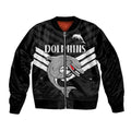 custom-text-and-number-redcliffe-dolphins-rugby-bomber-jacket-simple-black-style