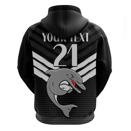 custom-text-and-number-redcliffe-dolphins-rugby-hoodie-simple-black-style