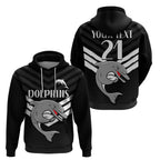 custom-text-and-number-redcliffe-dolphins-rugby-hoodie-simple-black-style