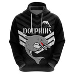 custom-text-and-number-redcliffe-dolphins-rugby-hoodie-simple-black-style