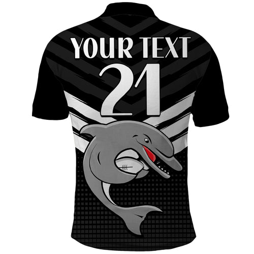 custom-text-and-number-redcliffe-dolphins-rugby-polo-shirt-simple-black-style