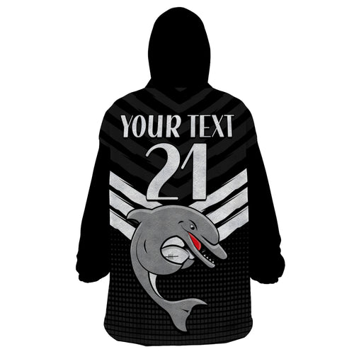custom-text-and-number-redcliffe-dolphins-rugby-wearable-blanket-hoodie-simple-black-style