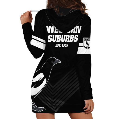 western-suburbs-magpies-rugby-hoodie-dress-simple-style