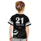 custom-text-and-number-western-suburbs-magpies-rugby-kid-t-shirt-simple-style