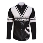 custom-text-and-number-western-suburbs-magpies-rugby-long-sleeve-button-shirt-simple-style