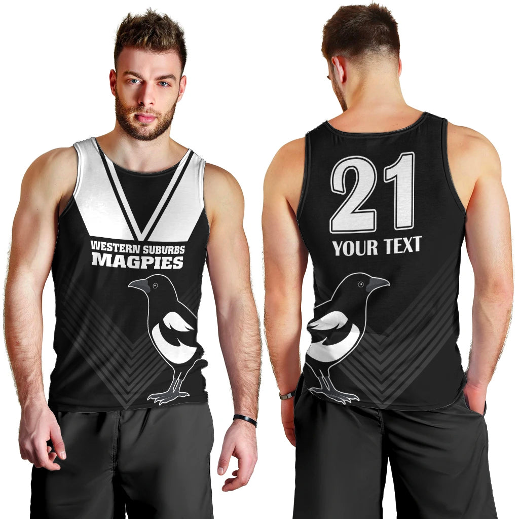 custom-text-and-number-western-suburbs-magpies-rugby-men-tank-top-simple-style
