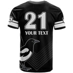 custom-text-and-number-western-suburbs-magpies-rugby-t-shirt-simple-style