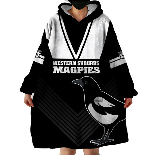 custom-text-and-number-western-suburbs-magpies-rugby-wearable-blanket-hoodie-simple-style