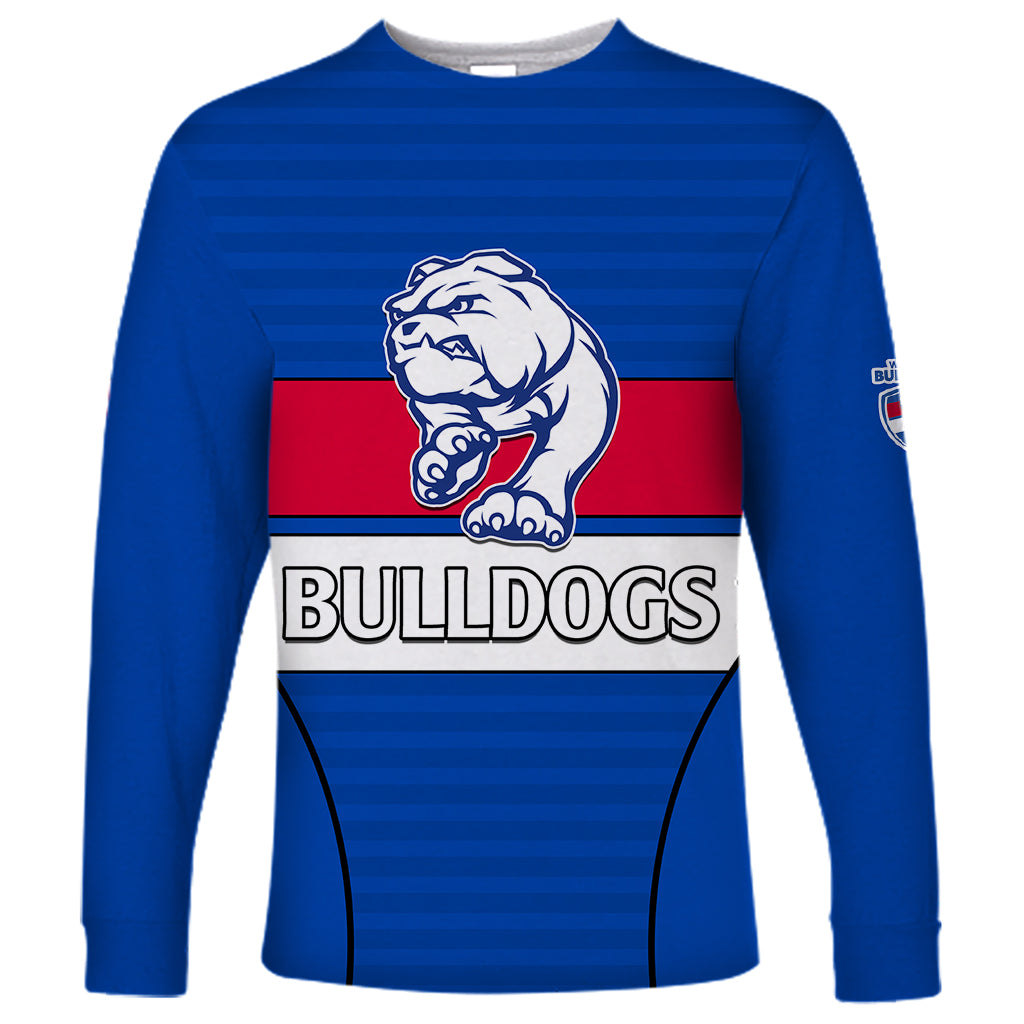 afl-bulldogs-football-long-sleeve-shirt-simple-style-2023