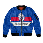 afl-bulldogs-football-sleeve-zip-bomber-jacket-simple-style-2023