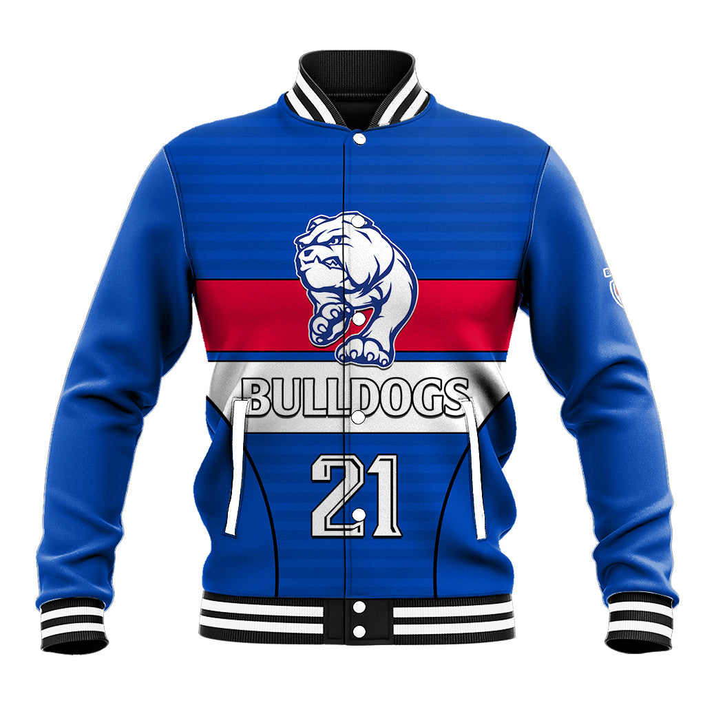 custom-text-and-number-afl-bulldogs-football-baseball-jacket-simple-style-2023